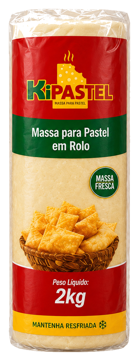 Massa para Pastel em Rolo 2kg